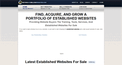 Desktop Screenshot of buyingandsellingwebsites.com
